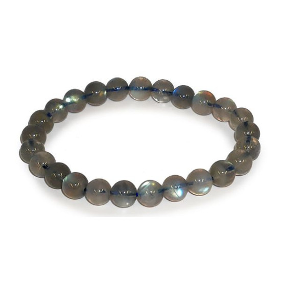Bracelet boule 8mm labradorite aaa 7mm de Camille ambiance nature dans 💎 Bijoux et accessoires ésotériques