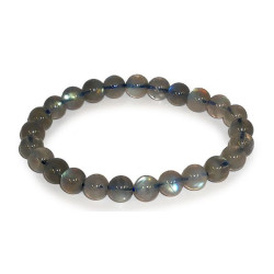 Bracelet boule 8mm labradorite aaa 7mm de Camille ambiance nature dans 💎 Bijoux et accessoires ésotériques