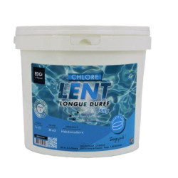 Chlore Lent Galets 250G Seau De 5 Kg de Aqualux - Produits piscines dans Chlore et pH pour piscine