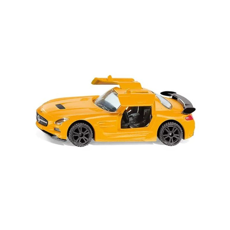 Siku 1542 Mercedes-Benz SLS AMG Black Series - Voiture Sport Métal Orange Portières Papillon