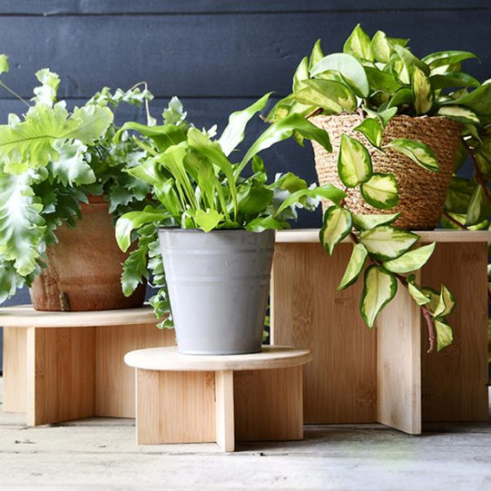 Porte plantes en bambou l de Esschert design - deco maison et jardin dans Support de pot