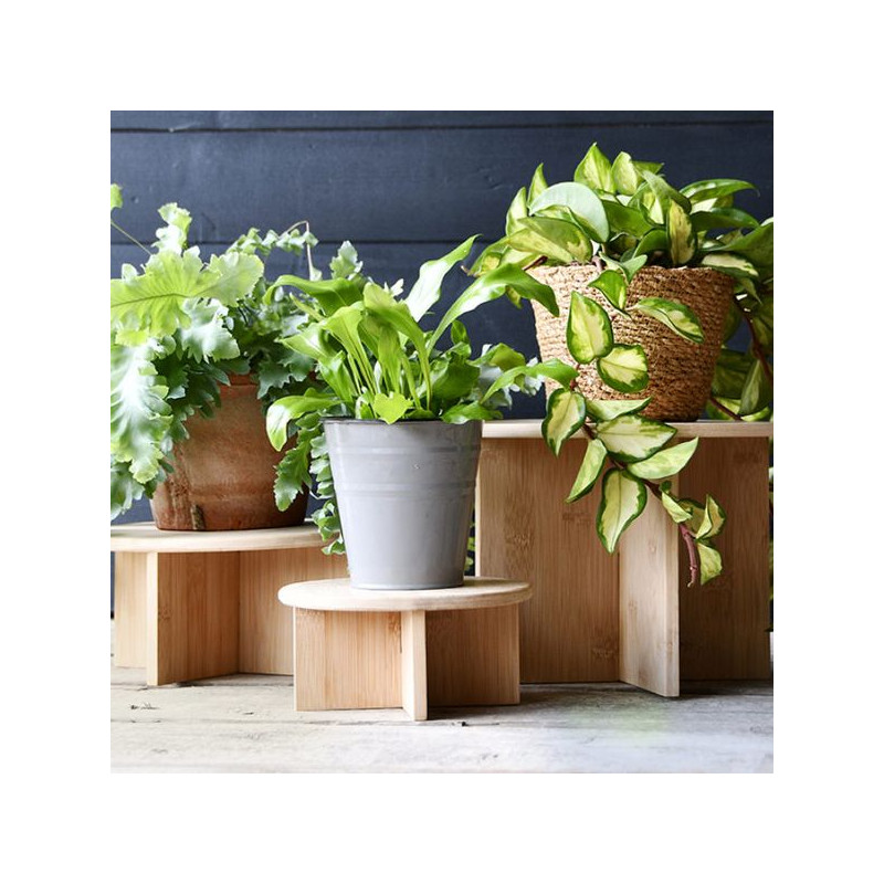 Porte plantes en bambou l de Esschert design - deco maison et jardin dans Support de pot