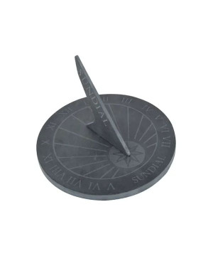 Cadran solaire en schiste texte sphere de Esschert design - deco maison et jardin dans 🎁 Idées cadeaux