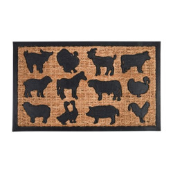 Paillasson caout/coco animaux ferme de Esschert design - deco maison et jardin dans Tapis - paillasson - Nappe - Rideau