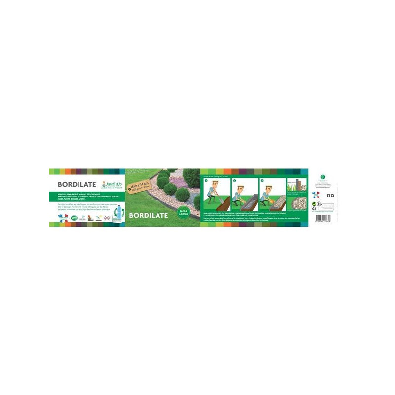 BORDURE RIGIDE ET FLEXIBLE 14cmx15m de Animalerie Libourne et Bordeaux - Gironde dans Bordure de jardin