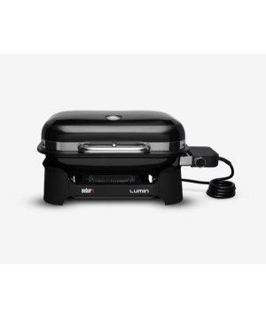 Lumin compact black weber de Weber- BBQ à charbon, à gaz et électriques dans Plancha pour de bonnes grillades