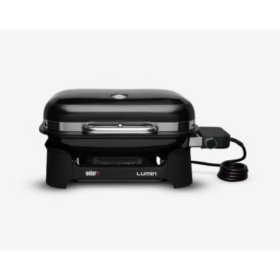Lumin compact black weber de Weber- BBQ à charbon, à gaz et électriques dans Plancha pour de bonnes grillades