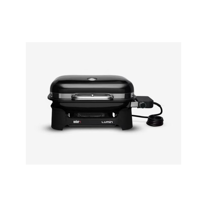 Lumin compact black weber de Weber- BBQ à charbon, à gaz et électriques dans Plancha pour de bonnes grillades