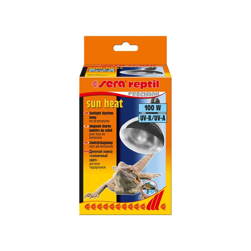 Sera reptil sun heat 100 w de Sera - alimentation et produit pour aquarium dans Lumière pour reptiles