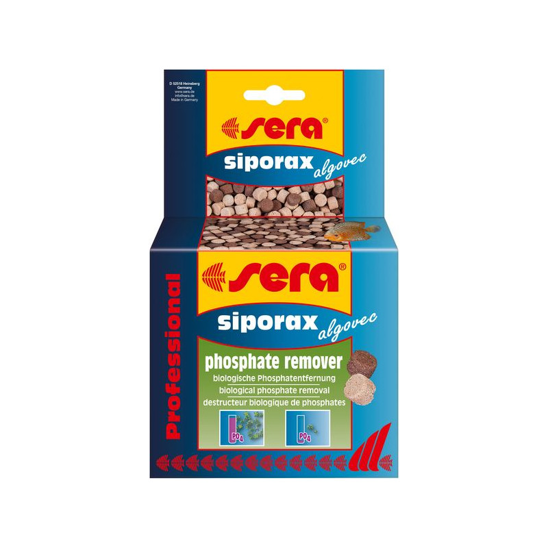 Sera siporax algovec professional 210 g de Sera - alimentation et produit pour aquarium dans Produits de filtration d'aquarium