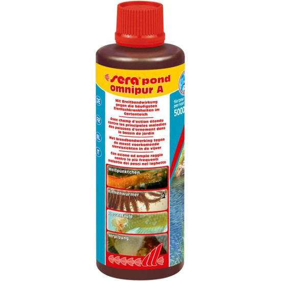 Sera pond omnipur a 250 ml de Sera - alimentation et produit pour aquarium dans Traitement bassin et etangs