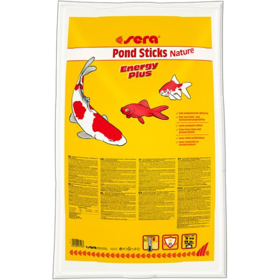 Sera pond sticks energy plus nature 5 kg de Sera - alimentation et produit pour aquarium dans Nourriture poisson de bassin