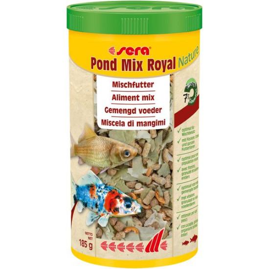 Sera pond mix royal nature 1l (185 g) de Sera - alimentation et produit pour aquarium dans Nourriture poisson de bassin