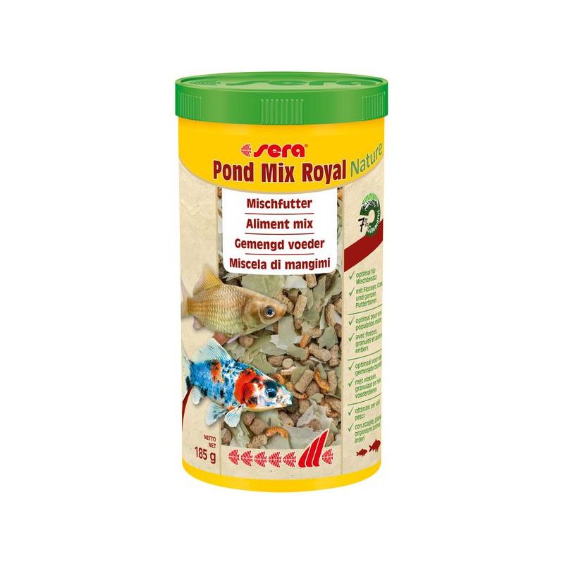 Sera pond mix royal nature 1l (185 g) de Sera - alimentation et produit pour aquarium dans Nourriture poisson de bassin