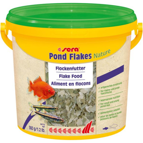 Sera pond flakes nature 3.8l (560 g) de Sera - alimentation et produit pour aquarium dans Nourriture poisson de bassin