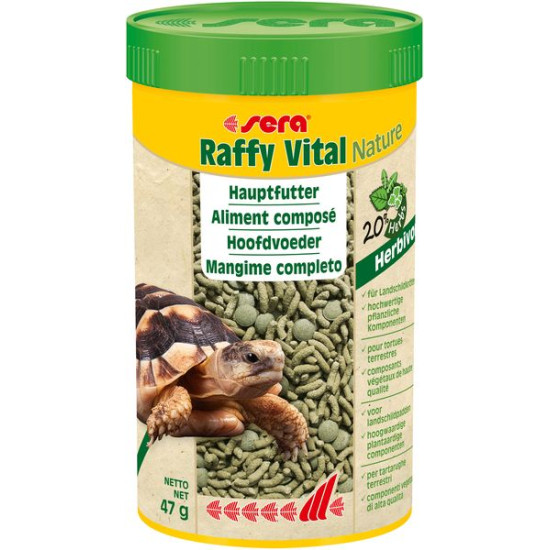 Sera raffy vital nature 250 ml (47 g) de Sera - alimentation et produit pour aquarium dans Alimentation Seche et granules pou...