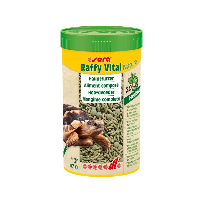 Sera raffy vital nature 250 ml (47 g) de Sera - alimentation et produit pour aquarium dans Alimentation Seche et granules pou...
