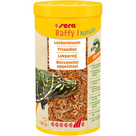 Sera raffy i nature 1l (145 g) de Sera - alimentation et produit pour aquarium dans Alimentation Seche et granules pour reptiles