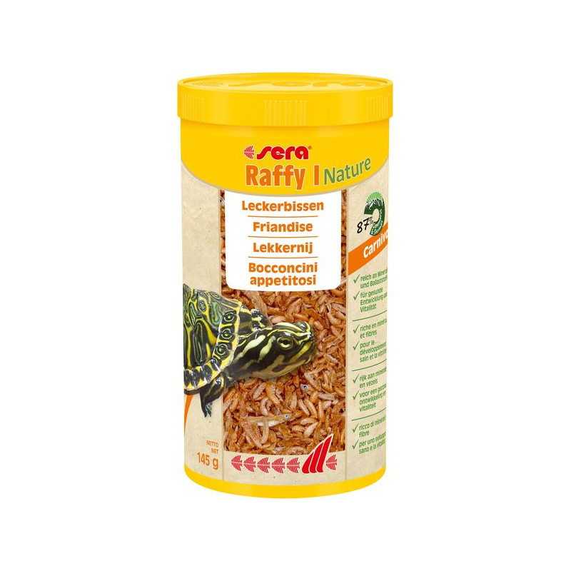 Sera raffy i nature 1l (145 g) de Sera - alimentation et produit pour aquarium dans Alimentation Seche et granules pour reptiles
