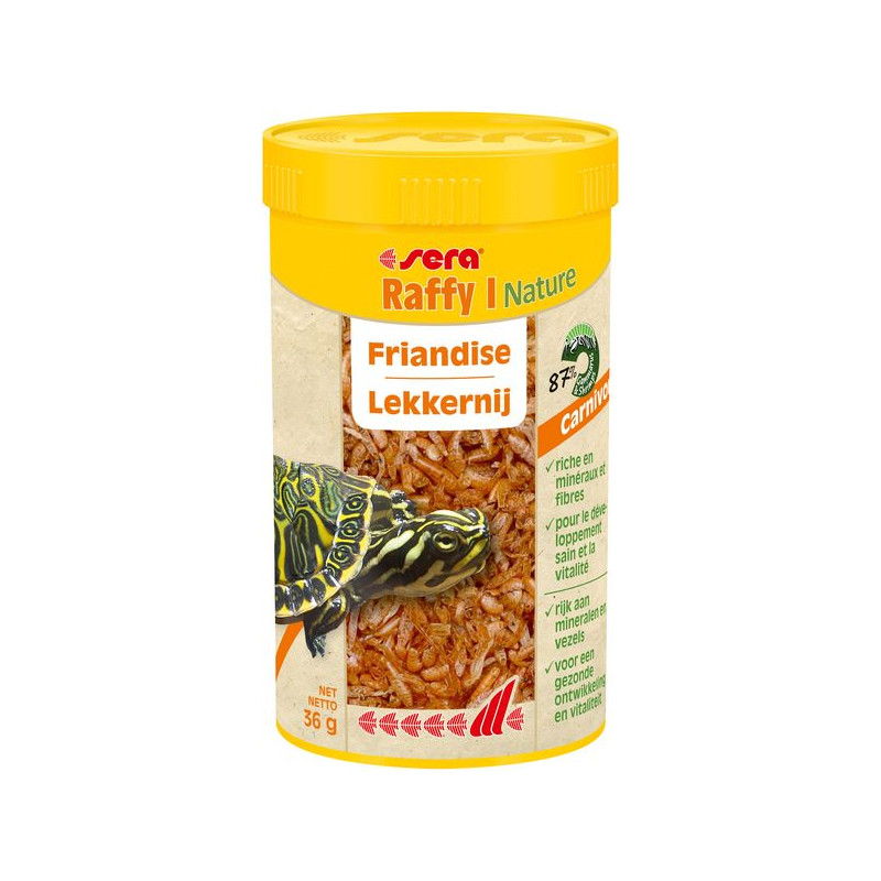 Sera raffy i nature 250 ml (36 g) de Sera - alimentation et produit pour aquarium dans Alimentation Seche et granules pour re...