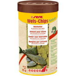Sera wels-chips nature 250 ml (95 g) de Sera - alimentation et produit pour aquarium dans Alimentation Poissons tropicaux