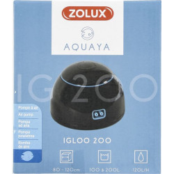 Igloo 200 noir aqya de Zolux - Produit pour animaux dans Accessoires d'entretien pour aquariums