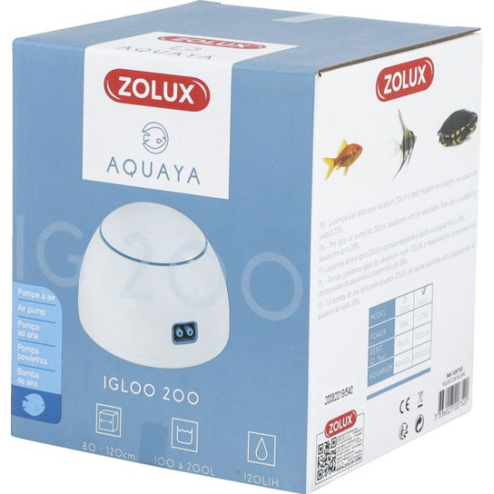 Igloo 200 blanc aqya de Zolux - Produit pour animaux dans Accessoires d'entretien pour aquariums