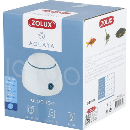Igloo 100 blanc aqya de Zolux - Produit pour animaux dans Accessoires d'entretien pour aquariums