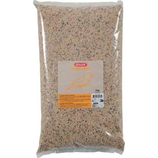Graines perruche 3kg de Zolux - Produit pour animaux dans Graines et graisses