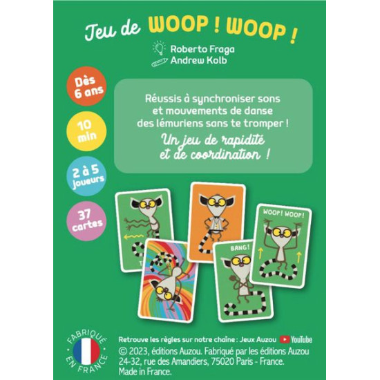 Jeux de cartes - woop! woop! de Jardinerie Bordeaux Libourne Gironde dans 📕Livre pour enfants
