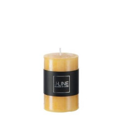 Bougie cyl ocre s de J-Line by Jolipa - Déco intérieur dans 🕯️ Bougies et encens