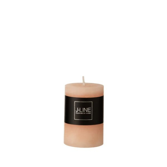 Bougie cyl peche s de J-Line by Jolipa - Déco intérieur dans 🕯️ Bougies et encens