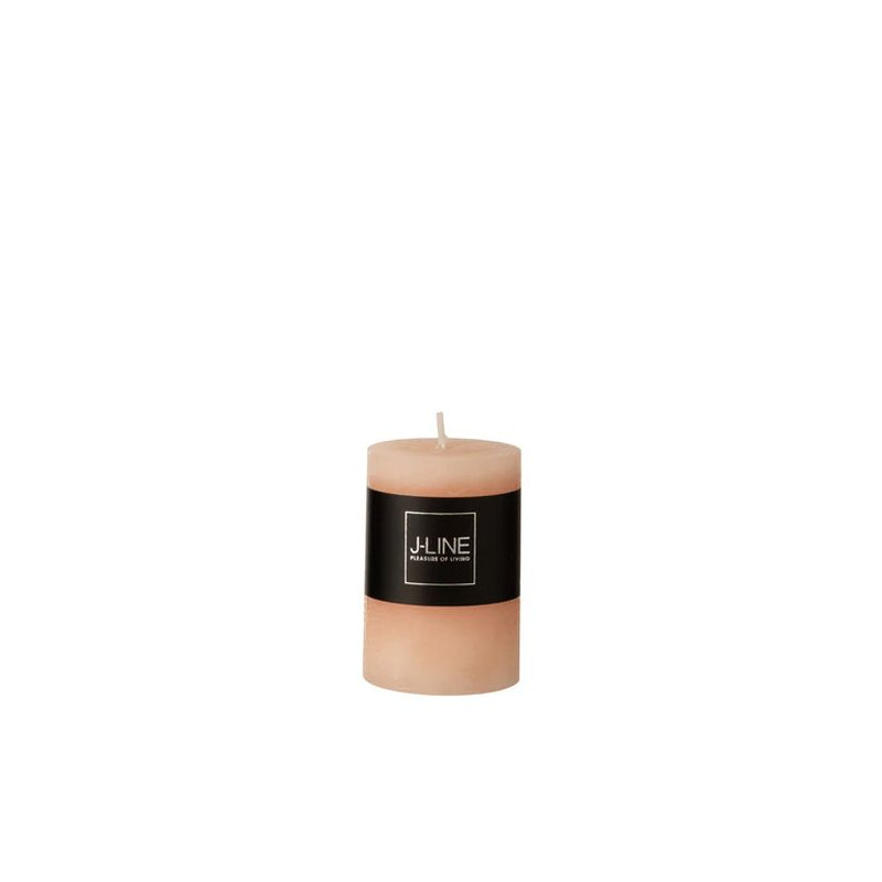Bougie cyl peche s de J-Line by Jolipa - Déco intérieur dans 🕯️ Bougies et encens