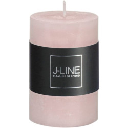 Bougie cyl rose poudre s de J-Line by Jolipa - Déco intérieur dans 🕯️ Bougies et encens