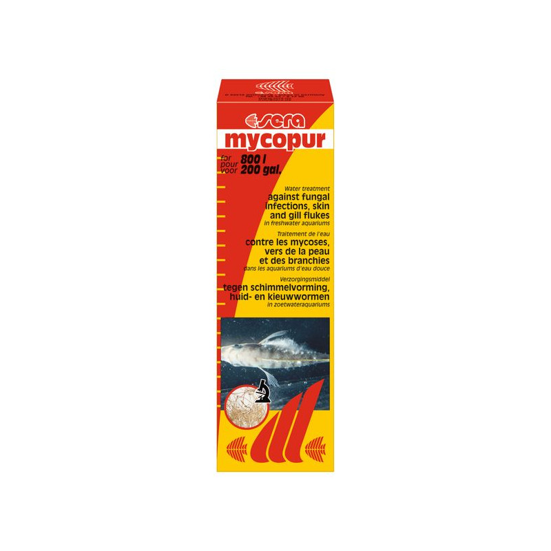 Sera mycopur 50 ml de Sera - alimentation et produit pour aquarium dans Maladie des poisson d'aquarium