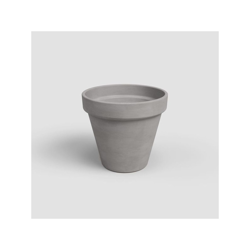 Pot amalia 43cm vulcain - terre cuite de Artevasi - Vases et jardinières Déco dans Pots en terre cuite