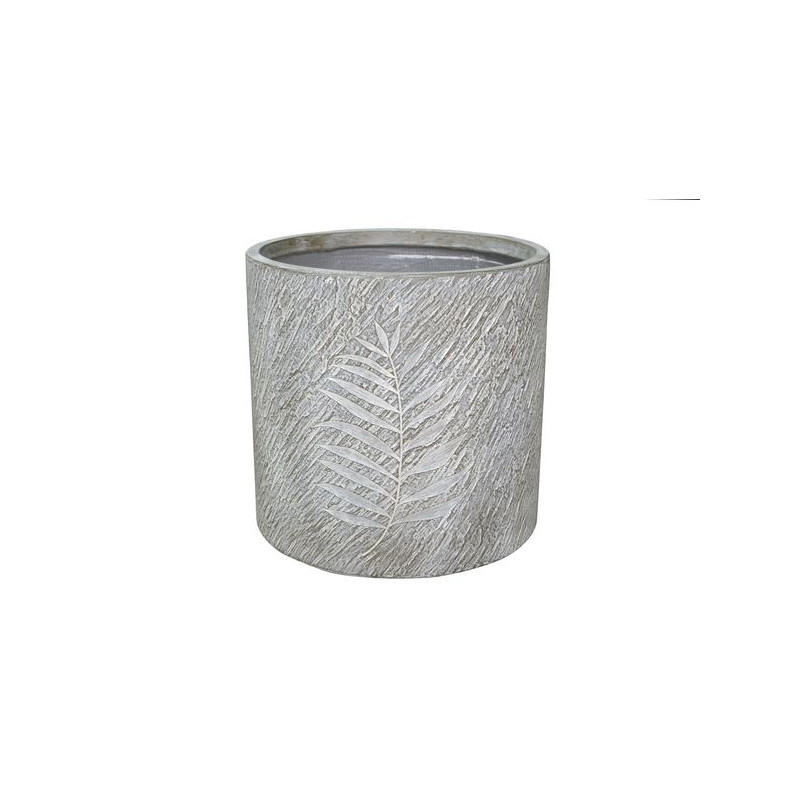 /Pot cylindre fossil gris clair fibre 45 de Jardinerie Bordeaux Libourne Gironde dans Pots et accessoires