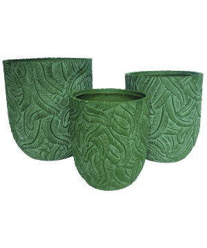 Pot rond jungle kaki fibraciment 45 de Jardinerie Bordeaux Libourne Gironde dans Pots et accessoires