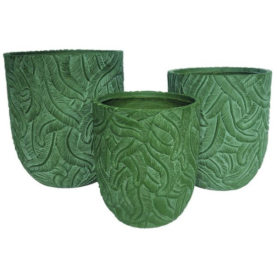 Pot rond jungle kaki fibraciment 45 de Jardinerie Bordeaux Libourne Gironde dans Pots et accessoires