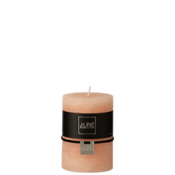 Bougie cyl peche m de J-Line by Jolipa - Déco intérieur dans 🕯️ Bougies et encens