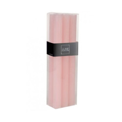 Bte 6 bougie rose poudre de J-Line by Jolipa - Déco intérieur dans 🕯️ Bougies et encens
