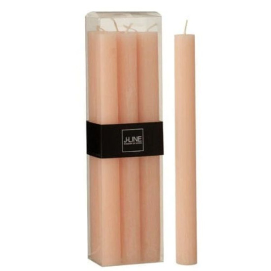 Bte 6 bougie peche de J-Line by Jolipa - Déco intérieur dans 🕯️ Bougies et encens