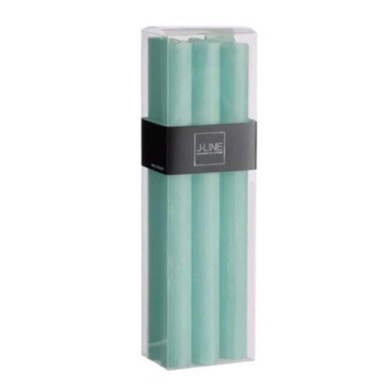Bte 6 bougie aqua de J-Line by Jolipa - Déco intérieur dans 🕯️ Bougies et encens