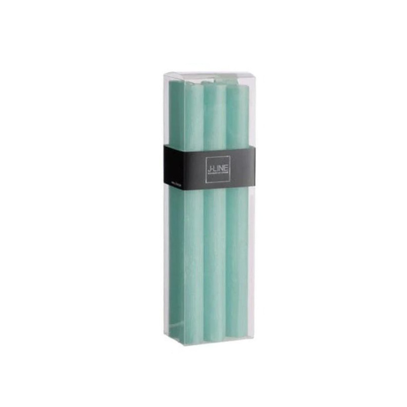 Bte 6 bougie aqua de J-Line by Jolipa - Déco intérieur dans 🕯️ Bougies et encens