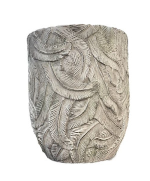 Pot rond jungle gris bronze fibraciment 45 de Jardinerie Bordeaux Libourne Gironde dans Pots et accessoires