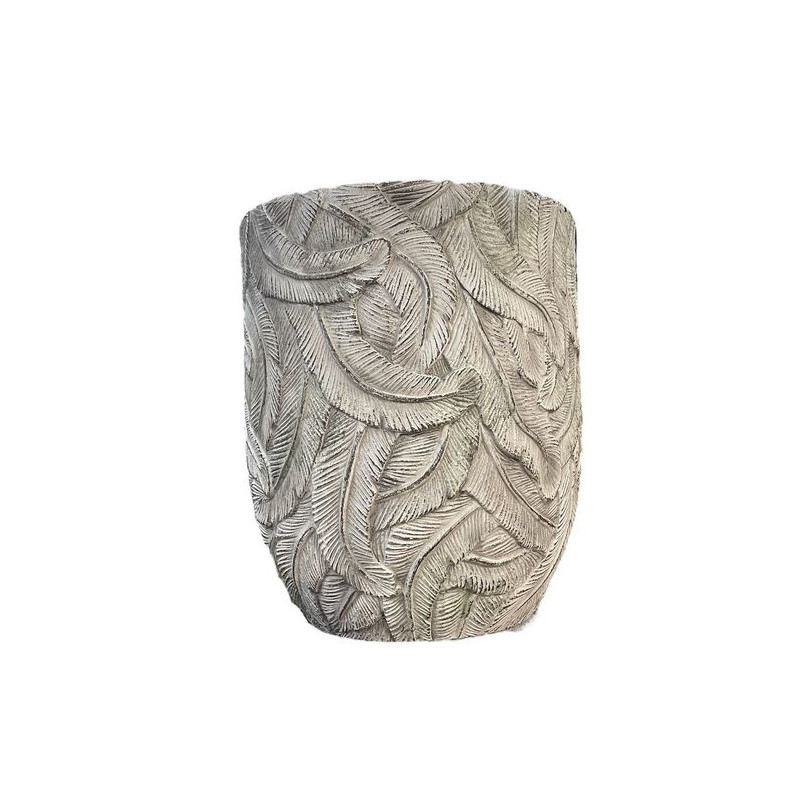 Pot rond jungle gris bronze fibraciment 39 de Jardinerie Bordeaux Libourne Gironde dans Pots et accessoires