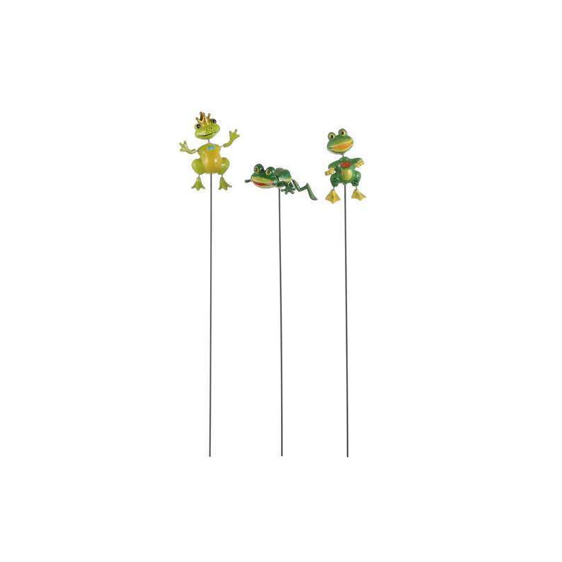 Pique jardin grenouille vert h68 de Edelman - deco maison et noël dans Statue pour le jardin