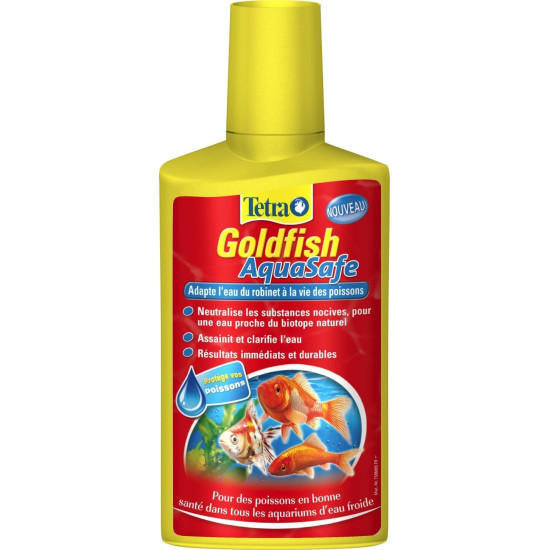TETRA AQUASAFE GOLDFISH 250ML de Tetra - Tetra pond - Nourriture pour poissons dans Equilibre de l'eau de l'aquarium