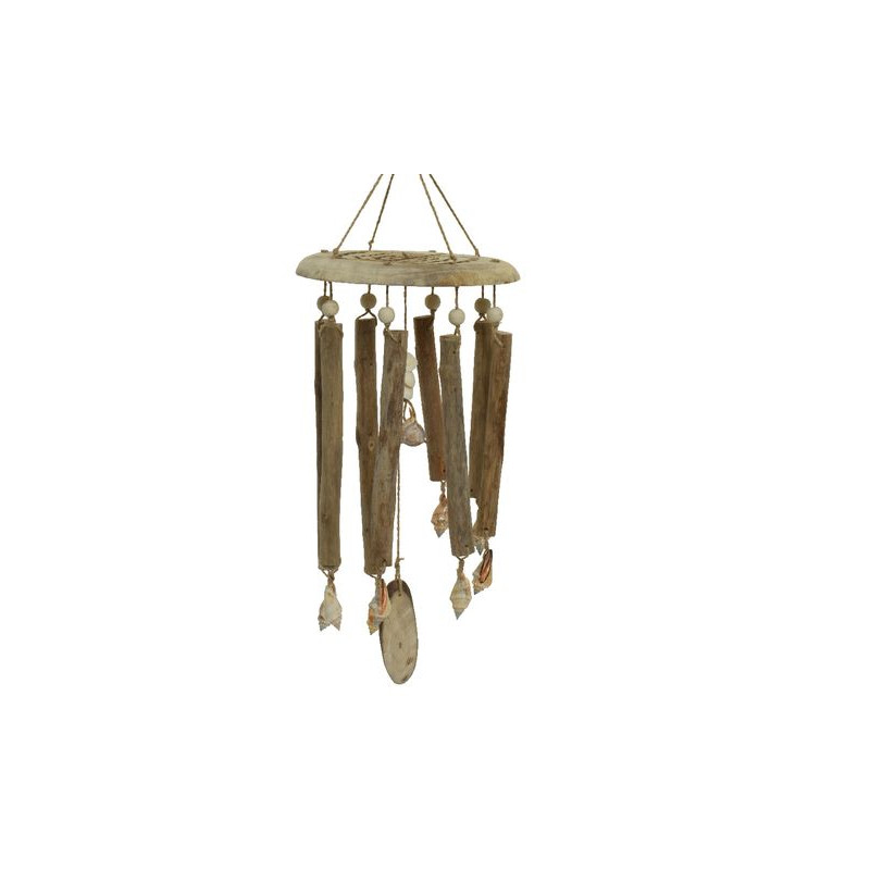 Carillon bois d22 h45 naturel de Kaemingk - deco de la maison dans Carillon