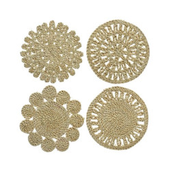Set de table feuille de mais naturel d38 de Kaemingk - deco de la maison dans 🍽️Décoration de table de Noël